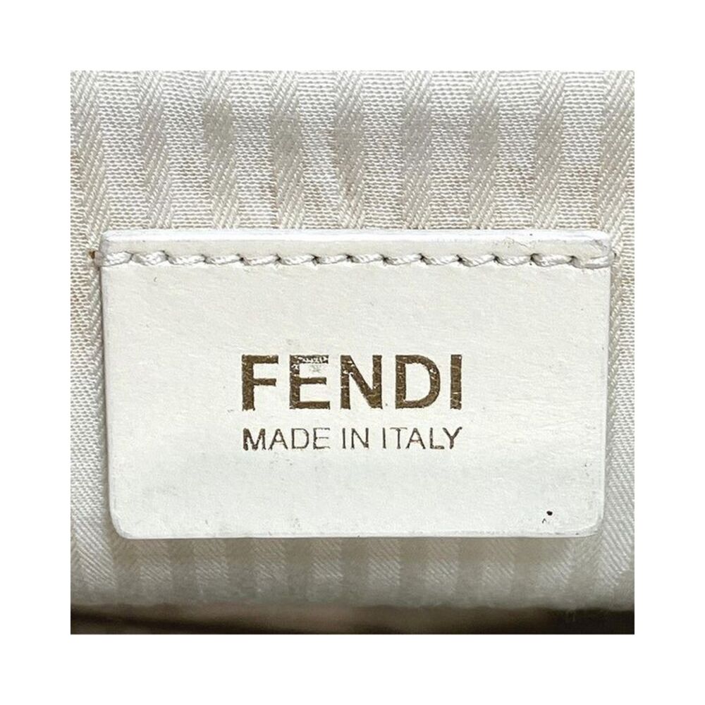 Pre Loved Fendi 2Jours Medium Tote White - Picture 5 of 8